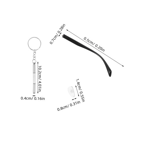 Conjunto De Hastes De Reposição Para Óculos - Acessórios De 1