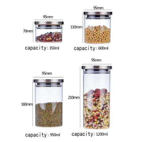 De 1200Ml Com Tampa De Aço Inoxidável 9,5X21Cm 1