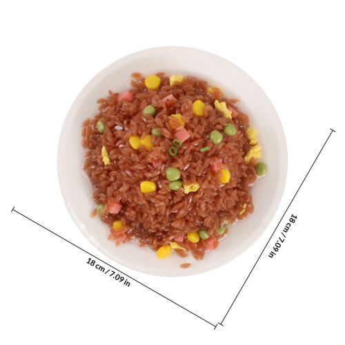 Alimento Artificial Simulado Arroz Falso Para Decoração 1