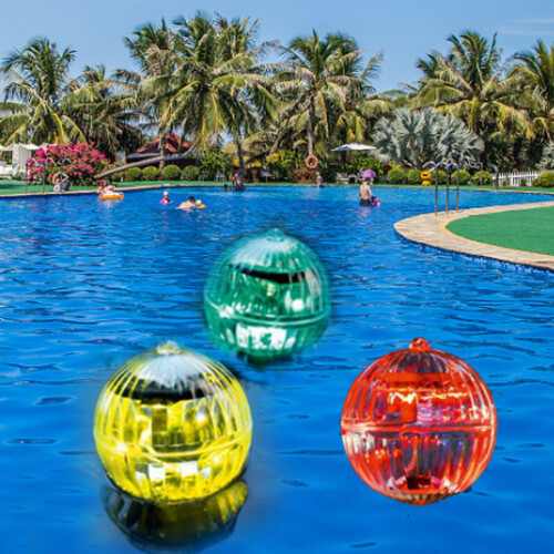 2 Unidades Lâmpada Solar Impermeável Para Piscina Exterior 2