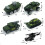 5 Mini Veicoli Militari In Pressofusione Giocattoli 2