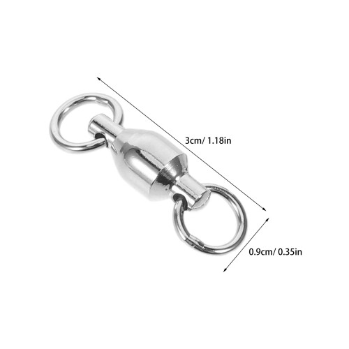 20Pz Ganci Snap Girevoli Riutilizzabili Per Gioielli E Pesca 2