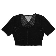 Body Shaper Uomo Nero in Nylon Con Cerniera Per Uso Domestico