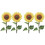 4 Pezzi Acrilico Girasole Decorazione Giardino 3