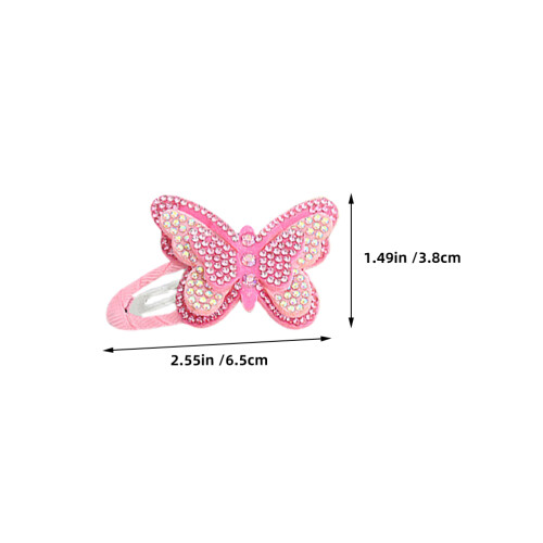 4Pz Fermagli Farfalla Per in Feltro E Colorati Con 2