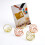 20Pz Clip Memo Oro Con Base A Spirale E Cuore Fermacarte Per Eventi 4