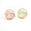 20Pz Clip Memo Oro Con Base A Spirale E Cuore Fermacarte Per Eventi 11