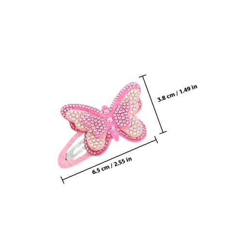 4Pz Fermagli Farfalla Per in Feltro E Colorati Con 1