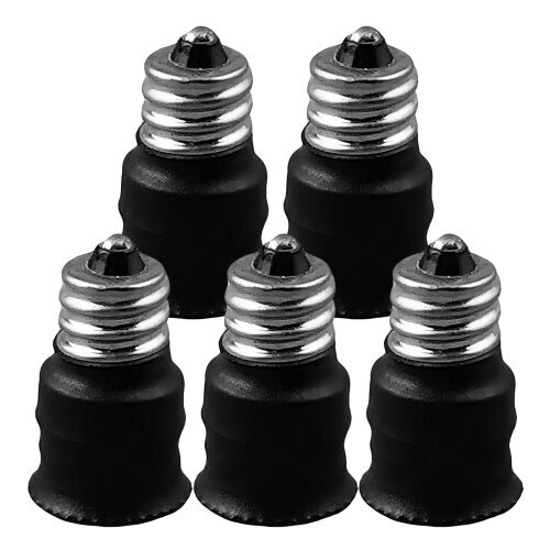 5 Szt. Adapter Gniazda E12 Do E14, Przejściowy Uchwyt Na Led
