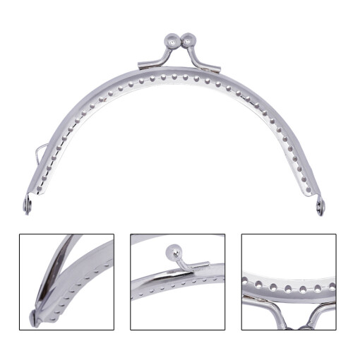 Cornice Borsa Argento Metallizzata Per Fai Da Te Artigianale 1