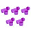 10Pz Contenitore Viola Per Coppette Mestruali in PP Pratico E Compatto 11