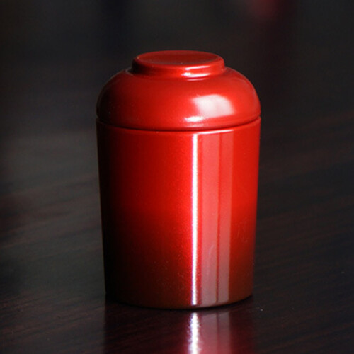 10 Pezzi Mini Contenitore In Metallo Per Tè (Rosso) 1