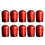 10 Pezzi Mini Contenitore In Metallo Per Tè (Rosso) 8