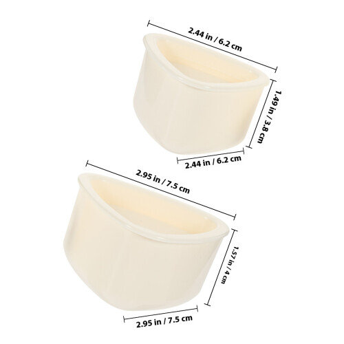 2Pz Triangolari Onigiri in PP Beige Per Sushi Da Te 1