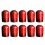 10 Pezzi Mini Contenitore In Metallo Per Tè (Rosso) 9