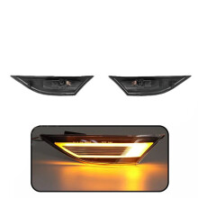 Bernsteinfarbene LED-Seitenmarkierungsleuchte für  991  718 Cayman Boxster 981 Seitenkotflügel-Blinkerleuchte 99163125505