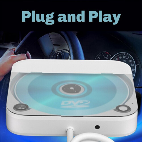Car CD Player Car External USB/AUX Connection Lossless Connection 3.5 Audio   Portable CD Player 2
