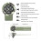 Pulsante Multimediale  Remoto, 5 Tasti Controller Musicale Wireless per Auto Moto Volante Controller Multimediale 5