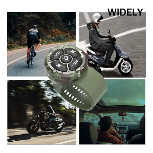 Pulsante Multimediale  Remoto, 5 Tasti Controller Musicale Wireless per Auto Moto Volante Controller Multimediale 1