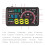 Multi-Function Car 5,5-Tums Hud   Display Hastighet BräNslevarning Vindruta Projektorsystem med Obd2 6