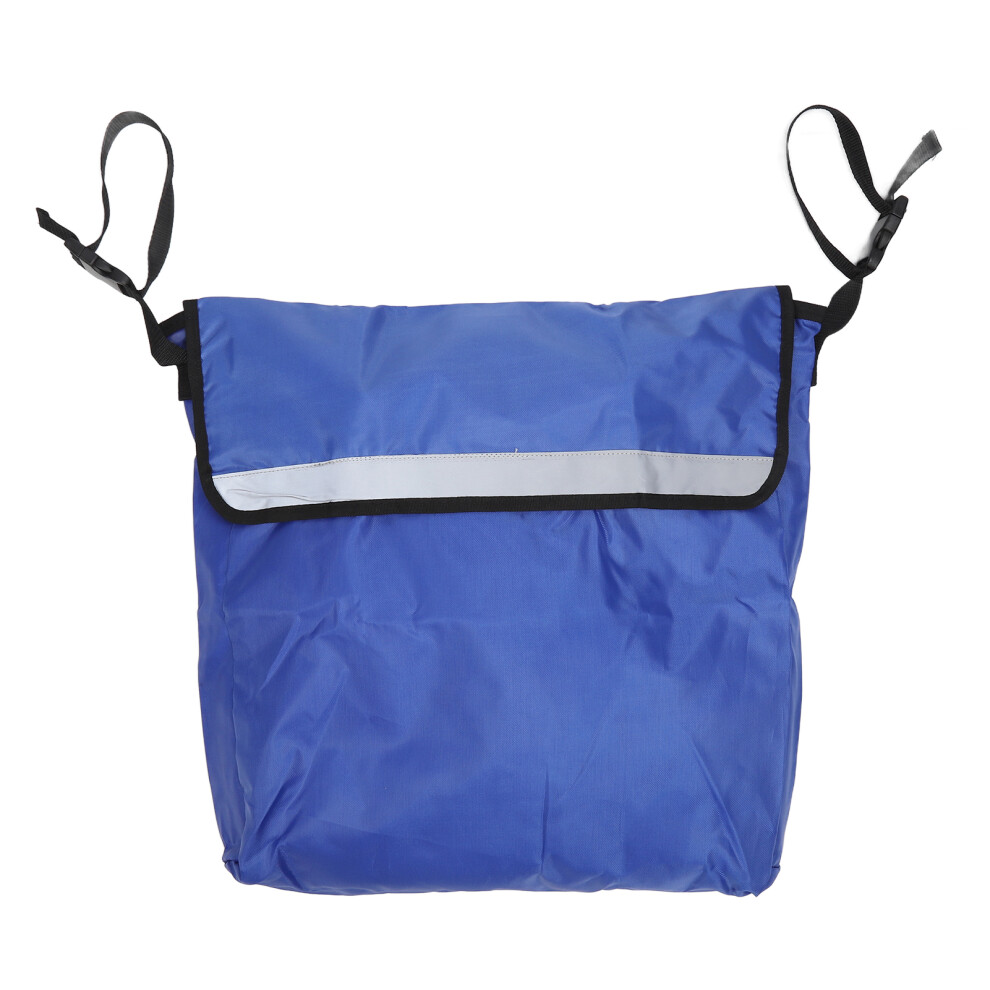 Wheelchair Backpack Bag Waterproof Reflective Strip Wheelchair Storage Tote With Adjustable Straps Large Inner Pocket Suitable For Wheelchairs Durable