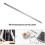Double Side Scale Stainless Steel Straight Ruler Measuring Tool 50cm 7