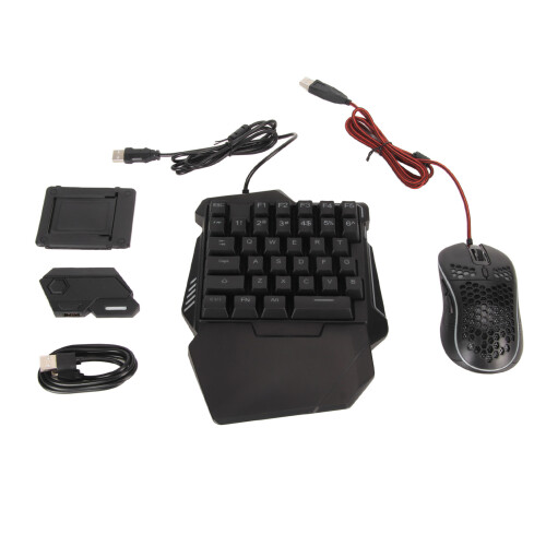 Gaming Keyboard Mouse Adapter Bundle with Stand for Ultimate Control 1