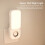 Wireless Sensor Wall Light USB Charged, 3 Colors, LED Night Lamp 5