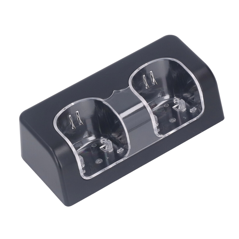 4-In-1 Portable Remote Charging Station Dock, Abs, 2X2800mah Batteries Black 9471376990874