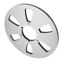 10 Inch Aluminum Alloy Empty Tape Reel, 6 Holes, Universal Fit