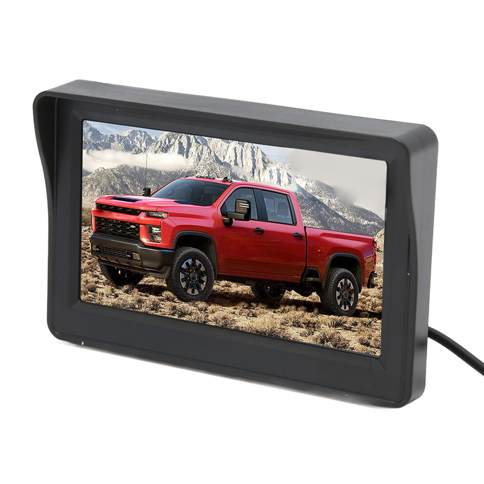 4.3 Inch Lcd Backup Monitor 12V Rotatable For Car Truck Rv Minivan 8411369921301
