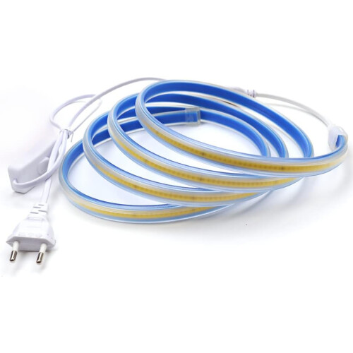Φωτισμός λωρίδας LED DC12v, ομοιόμορφη διακόσμηση εσωτερικού χώρου COB με λάμψη, 1