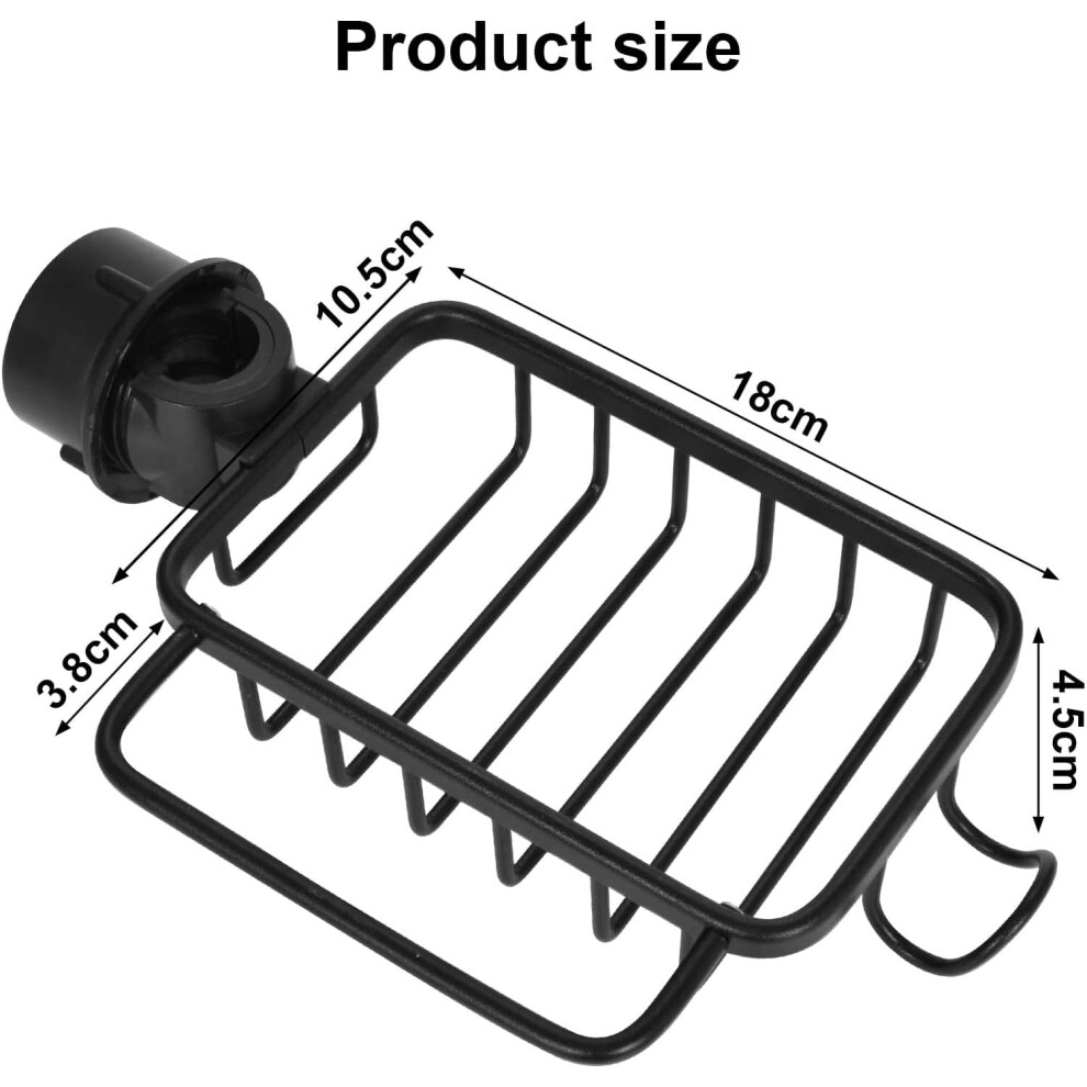 Versatile Sponge Holder For Kitchen Sink, Aluminium Alloy Construction Ensures Rustproof Durable Material, Multi-Space Usage For Bathroom, Garage, 9169997059789