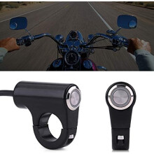Interruptor de manillar de motocicleta resistente a la intemperie, botón de retorno automático (modelo A) para interruptor de arranque y apagado de