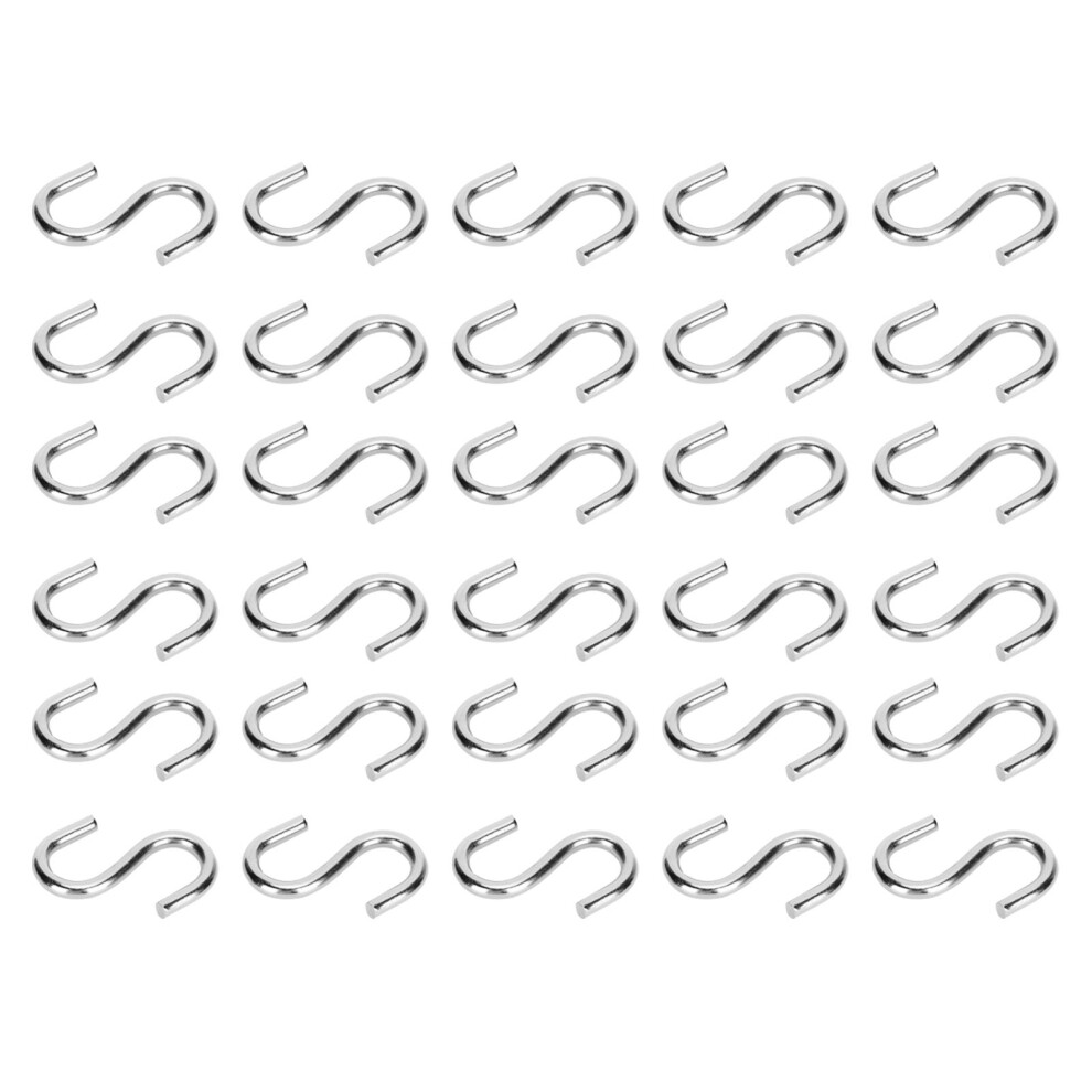 Rustproof Utility S Hooks, Marine Grade Stainless Steel S Hooks For Hanging Plant Baskets, Feeders, Lanterns, Easy To Hang On Racks, Smooth Surface, 9138057463040