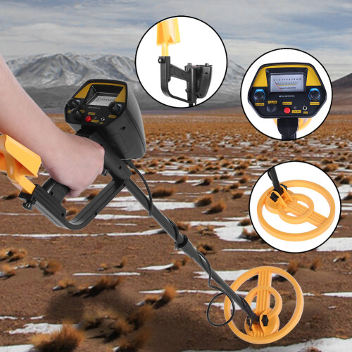 Explorer's Dream, Waterproof Metal Detector with Arm Support & LCD Display, Adjustable Sensitivity for Precise Searches 2