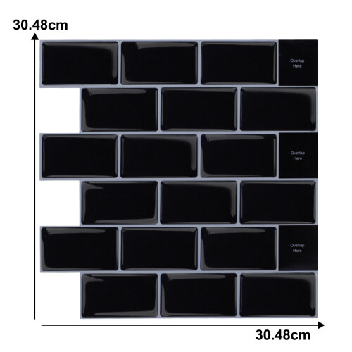 Πλακάκια Backsplash 12"X12" για κουζίνα, μακράς διαρκείας γκρι πλακάκια Backsplash με όμορφα 1
