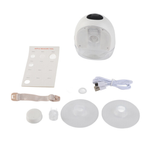 Wearable Electric Breast Pump 4 Modes 150ml Rechargeable White 1