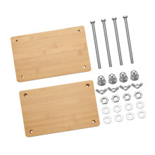 Wood Book Binding Tool Flat Paper Press-Bamboo paper clipper
