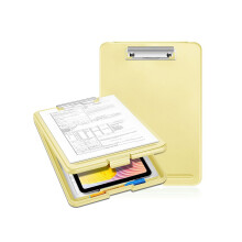 Compagno professionale, blocco appunti con contenitore pieghevole, design portatile, superficie di scrittura liscia, resistente e colorato, documento