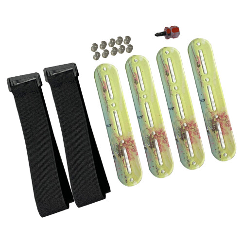 Acryl-Naht-Seitenclip mit Gummiband,-Stil B