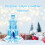 Support à cupcakes à 3 niveaux sur le thème de l'hiver, support 2