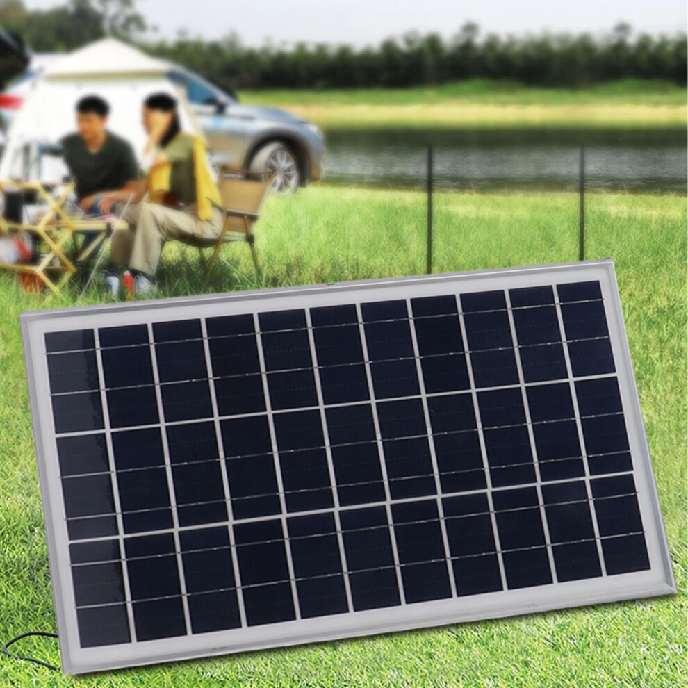 25W Waterproof Solar Panel Portable Car Ship Aircraft High Conversion Durable 8231369924818