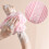 Serviette de bain longue et douce pour peaux-Rayures roses 5