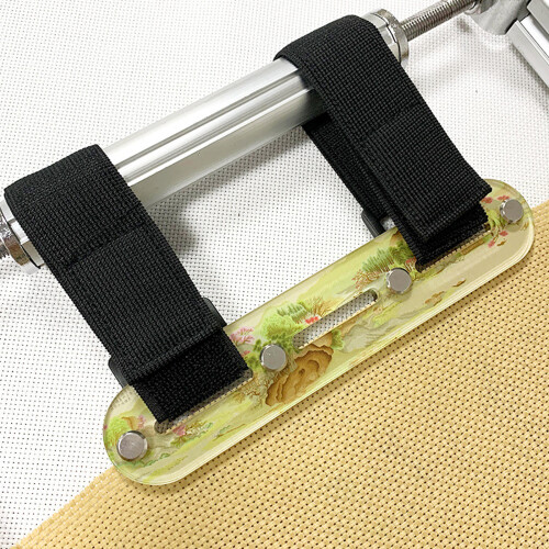 Acryl-Stitching-Seitenspannklammer mit Gummiband,-Stil C 2