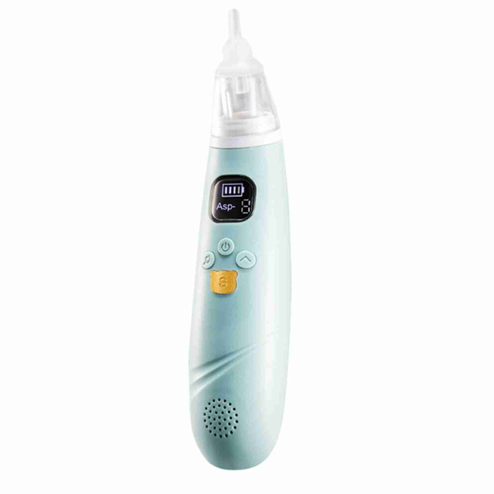 Electric Baby Nasal Aspirator, 3 Suction Levels, Rechargeable, Includes 3 Tips