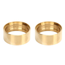 2 Pezzi Anelli di Cementazione in Ottone per Ruote 1,9 pollici per SCX10 II 90046 RC Crawler, Oro