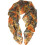 Sciarpa multiuso da donna, sciarpa alla moda con stampa leopardata, sciarpa in tessuto sottile e confortevole, sciarpa in stile boho, sciarpa 3