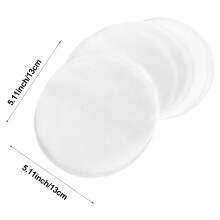 Papel manteiga redondo, versátil, antiaderente, ideal para hambúrgueres, queijos e outros produtos assados. Resistente à gordura e à prova