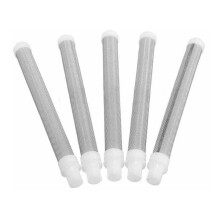 Airless spuitfilters: de ultieme oplossing voor een ononderbroken verfstroom en brede compatibiliteit met de meeste spuitmodellen (verpakking van 5).